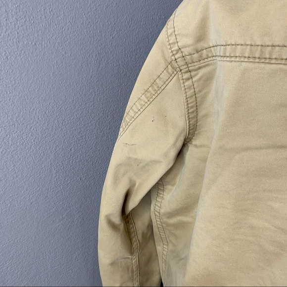 Vintage Abercrombie & Fitch Jacket Cargo Khaki SM - Picture 9 of 9